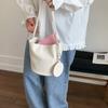 Bolso de Mano de Moda de Verano Bolso Tote Pequeño para Mujer 2025 Nuevo Bolso Cubo Hueco Bolso de Hombro Versátil Simple