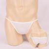 Ropa interior sexy Ye Zimei, una generación de calzoncillos para hombre, ultrafinos, transparentes, de seda helada, con cintura sexy y perspectiva.
