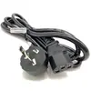 Cable de alimentación estándar nacional CA de tres núcleos, 0,75 mm², plano, para chasis de ordenador, host, monitor, enchufe