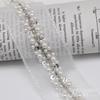 Acessórios de vestuário de pérolas e diamantes costurados à mão, malha de unhas, contas de renda, roupas artesanais DIY, líder, acessórios decorativos para crianças