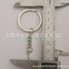 Llavero de metal directo de fábrica, llavero de acero inoxidable con forma de ojo de oveja y langosta, colgante artesanal con 4 hebillas de cadena.