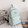 Mochila estilo campus Ins simples para todas as combinações, grande capacidade, estilo coreano Ins, mochila de estudante júnior, sênior, ensino médio, de alto valor