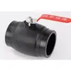 Válvula de bola de PE, junta termofusible, núcleo de acero, interruptor de válvula, conector de 20/4 puntos, 25/32, plástico, autoenroscable, accesorios para tubería de suministro de agua.