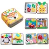 Tablero de Aprendizaje de Fieltro Transfronterizo para Niños, Tablero de Vestir DIY, Libro de Cuentos de Iluminación del Conocimiento, Tablero de Aprendizaje de Fieltro Personalizado