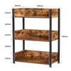 Estante de almacenamiento doméstico de estilo japonés personalizado Mesa auxiliar de sofá Estante de almacenamiento multicapa de cocina Estante Estante de almacenamiento de madera