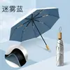 Paraguas Transfronterizo de Doble Capa Titanio Plateado Simple Protección Solar y UV 70% de Descuento Paraguas para Mujer con Doble Refuerzo de Varillas y Resistente al Viento