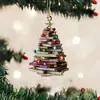Nuevo Producto Transfronterizo Colgante Creativo de Árbol de Navidad para Coche Decoración Acrílica Navideña Decoración para el Hogar de Vacaciones