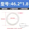 Anel de Vedação O-Ring de Silicone Anel de Vedação Resistente a Óleo com Diâmetro do Fio de 1,8 mm* e Diâmetro Interno de 1,8-80 mm Anel de Vedação de Borracha Tipo O