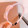 Diadema con lazo estilo Mori, parte superior de cráneo alto, temperamento de alto grado, pinzas para el cabello rotas que combinan con todo, accesorios para el cabello de la cara de la niña de moda