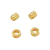 Color Oro 18k Cuentas de Perlas de Cristal Cuentas con Cuentas de Diamante Cuentas de Cubo Pulsera de Perlas de Cristal Pulsera diy Accesorios de Joyería C45