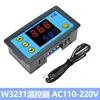 W3230 Controlador de Temperatura Digital de Alta Precisión CC12/24V CA110-220V Módulo Controlador de Temperatura