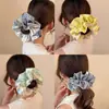 Scrunchie de Renda de Alto Valor Estilo Coreano para Mulheres, Acessório de Cabelo de Luxo com Alta Elasticidade e Elástico Durável