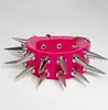 Pulseira de Couro Punk com Rebites Pontiagudos de Duas Fileiras, Venda Quente Transfronteiriça Europeia e Americana, Pulseira de Casal Personalizada da Moda, Pulseira de Pulso Masculina