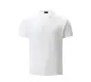 ¡Textura de gofre! Camiseta de hombre de manga corta con cuello redondo, de color liso, transpirable, elástica, sencilla y versátil, para el verano, de secado rápido