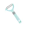 Gadgets de Cocina Cuchillo Pelador de Acero Inoxidable Artefacto Pelador de Patatas Cuchillo Raspador Melón y Fruta Cuchillo Pelador Multifuncional Melón y Rallador