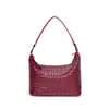 Fornecimento Exclusivo Transfronteiriço para Bolsas Femininas de Uso Diário, Novas Bolsas de Ombro Trançadas para Primavera e Verão, Bolsas de Ombro Cruzado Únicas, Bolsas Hobo Baguette, Bolsas de Bolinho