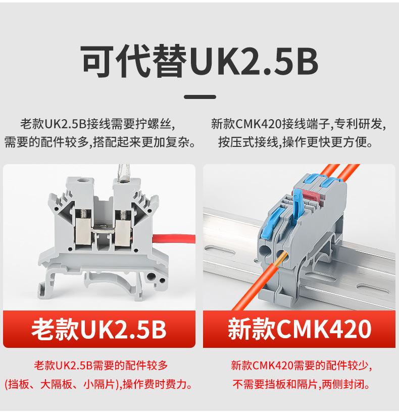 导轨组合式接线端子