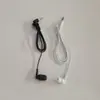 Fones de ouvido pequenos intra-auriculares com cabo multicore, fones de ouvido pequenos de um lado só, acessórios de áudio para viagem, itens de presente, fones de ouvido descartáveis de avião