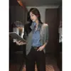 NOVO DADA Início do Outono Nova Lã de Caxemira Simples Fashion Versátil Slim-Fit Top Feminino HUZ7649