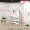 Estante para TV de Sala de Estar sin Perforaciones, Estante para Decodificador, Estante, Caja de Almacenamiento para Router, Colgante de Pared, Partición Decorativa, Dormitorio