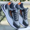Zapatos deportivos personalizados para hombre, zapatos casuales de moda, zapatillas para correr de estudiante, zapatos tipo papá de malla ligera estilo coreano con suela gruesa