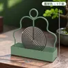 Soporte para Espiral de Mosquito, Bandeja para Espiral de Mosquito, Soporte para Incienso de Hierro Forjado, Cenicero, Soporte para Incienso, Quemador de Incienso para Uso Doméstico