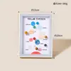 100 tipos de porta-retratos de pedra bruta de cristal natural, luminárias de cabeceira, pinturas de porta-retratos de minerais de planeta, luzes de ambiente para casa, atacado do fabricante