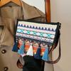 Atacado Nova Bolsa Pequena Tecida com Franjas de Yunnan Bolsa de Ombro Simples e Versátil de Estilo Étnico para Mulheres Bolsa Transversal Portátil