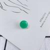 Accesorios básicos para joyería DIY al por mayor elemento simple pendientes de círculo redondo con agujero pendientes colgantes aguja de plata 925