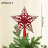 Adornos Colgantes de Copo de Nieve con Polvo Brillante de Nuevo Estilo Transfronterizos, Accesorios de Decoración para Árbol de Navidad de Plástico con Brillo de Forma Irregular