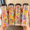 Lindo y Colorido Elástico para el Pulgar del Tamaño para Niños, Cuerdas para el Cabello de Bebé para Coletas Pequeñas, Bandas para el Cabello de Niñas Que No Dañan el Cabello, Hermosos Elásticos para el Cabello