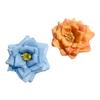Flores de Rosa Simuladas, Flores de Boda, Pasadores de Pared, Guirnaldas Decorativas, Accesorios de Fotografía DIY, Recuerdos, Flores de Seda de Estrella y Luna