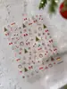 Pegatinas para Uñas de Hormiga Estampado en Caliente Pegatinas de Árbol de Navidad Manzana Navidad Nuevo Estilo Decoraciones para Uñas Venta al por Mayor de Fábrica YT9284