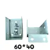 Acessórios para Calha de Sol Conexão de Canto Acessórios de Conexão Solar Instalação em Tubo Quadrado Fixador de Tubo Quadrado Universal