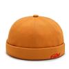 Sombrero Guapi Sombrero de Moda para Hombre Personalizado Sombrero Urbano Hip-hop Gorro para Mujer Sombrero de Marinero Vintage Combinable Letras Bordadas Sombrero de Piso
