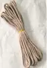 Cuerda de algodón hilado con núcleo de color de 3/4 mm, 10 m. Cuerda de color para tejido de cadenas, cuerda de tracción, decoración de colgantes, cuerda de algodón hilado con núcleo