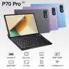 Tableta transfronteriza de 10.1 pulgadas P70 Android 512G compatible con WiFi Bluetooth fabricante de origen de tableta TK dropshipping