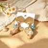 Pendientes de Caracola y Estrella de Mar Estilo Vacaciones de Verano en la Costa para Mujer, Pendientes Exagerados con Elementos Tropicales del Océano de Diseñador Venta al por Mayor
