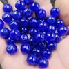 Ágata Azul Real Hielo Perlas de Estilo Antiguo Perlas Sueltas de Jade Calcedonia Azul Passepartout Pulsera Collar Accesorios de Joyería Perlas