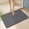 Alfombrilla de entrada al baño de lodo de diatomeas color sólido puerta de baño tela tecnológica absorbente antideslizante alfombrilla de baño de lodo de diatomeas