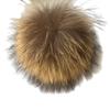Suministro de fábrica REAL mapache bola de pelo sombrero joyería accesorios de ropa 6 7 8 9 10 11 12cm bola de pelo DIY