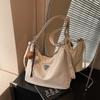 Bolso Tote Commuter Exterior Individual de Gran Capacidad para Mujer 2025 Nuevo Bolso Casual de Hombro Mochila Multifunción de Alta Gama