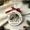 Novedad transfronteriza mejor regalo de inauguración de casa adornos colgantes de madera decoración del hogar decoraciones rojas para árbol de Navidad regalo