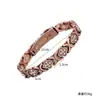Moda Nueva Transfronteriza Temperamento Trébol Fila Única Pulsera Magnética Joyería para Hombres y Mujeres Pulsera Simple de Gama Alta Venta al por Mayor