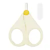 Cortauñas de Acero Inoxidable para Bebé, Tijeras para Niños, Tijeras Lindas con Cubierta Antipolvo, Cortauñas para Niños Pequeños, Tijeras para Bebé Anti-pellizco
