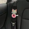 Queso Tom y Jerry Cubierta para Hombro de Cinturón de Seguridad de Coche Cubierta Protectora Neutra Avanzada Linda Decoración Interior de Coche Coche