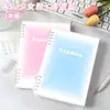 Cuaderno de Inglés B5, Cuaderno de Hojas Sueltas No Irritante, Cuaderno de Espiral Desmontable, Cuaderno de Hojas Sueltas de Cuatro Líneas y Tres Cuadrículas, Cuaderno de Secundaria