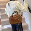 Bolso de mano transfronterizo 2025, nuevo bolso de hombro tipo axila de otoño e invierno, bolso de viaje Boston de gran capacidad.