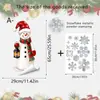 Adesivos de parede divertidos para animais de estimação com pernas longas e tema de Natal para quartos e salas de estar, Decorações de janela de Natal, Autoadesivos, Adesivos de vidro à prova d'água