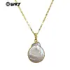 Wt-Jn347 Pérola Natural Irregular em Forma de Gota d'Água 18+ Corrente de Extensão de 2 polegadas Colar Fino Corrente Versátil para Suéter para Mulheres